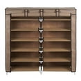 thumbnail image 1 of GoDecor 36 Pairs Shoe Rack Double Row Shoe Tower 7 Tier Portable Shoe Storage Cabinet Organizer, 1 of 4