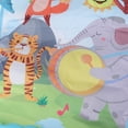 thumbnail image 3 of BIMZUC Baby Gyms Play Mat Infant Activity Play Piano Tummy Time Mat with Hanging Rattles Monkey and Owl Pattern, Multicolor, 3 of 9