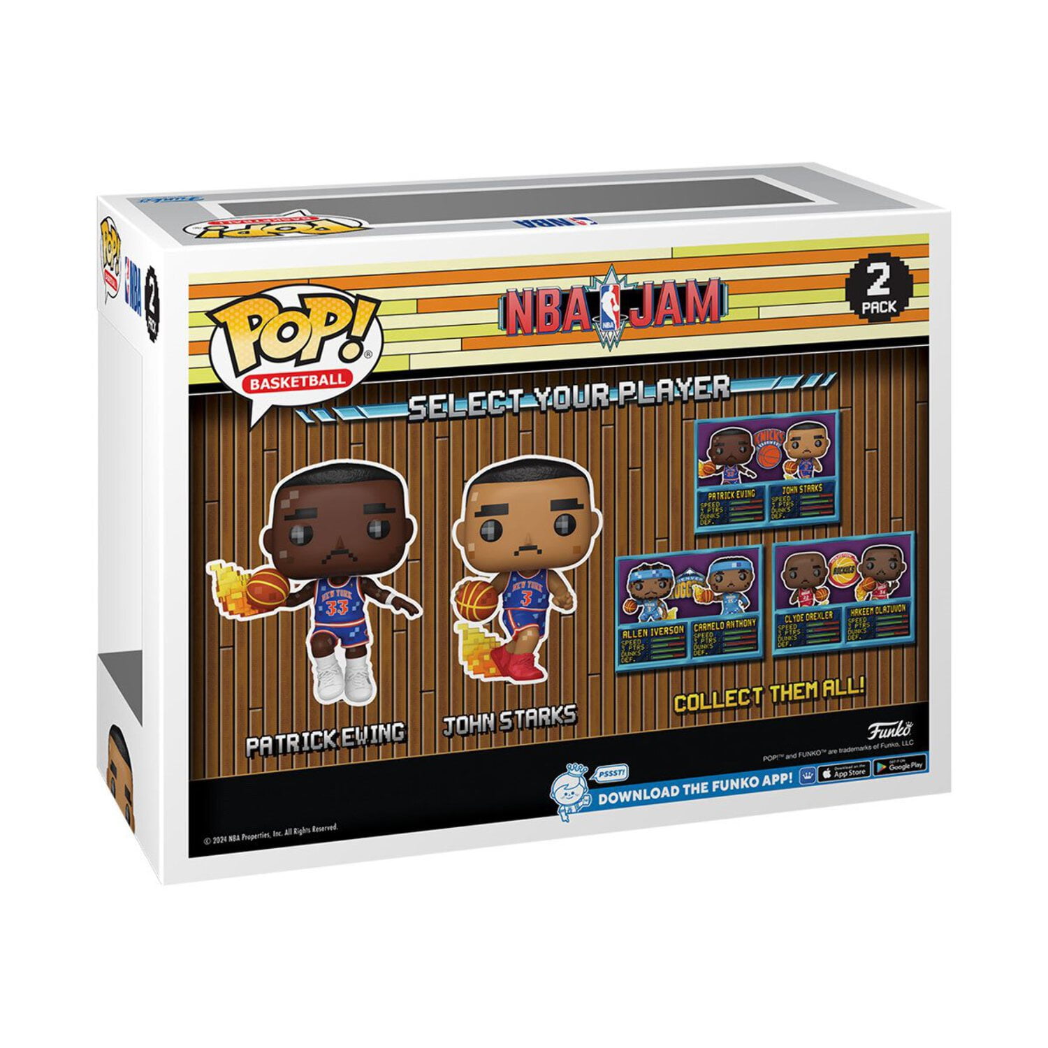 FUNKO POP! NBA JAM: Knicks - Ewing & Starks 2-Pack, Funko