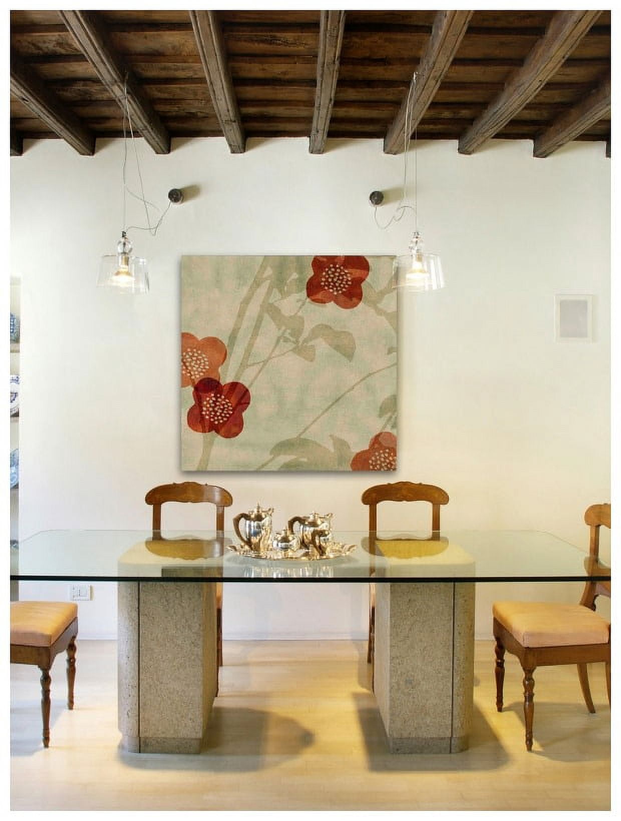 "Orange Blossoms" Painting Print on Wrapped Canvas