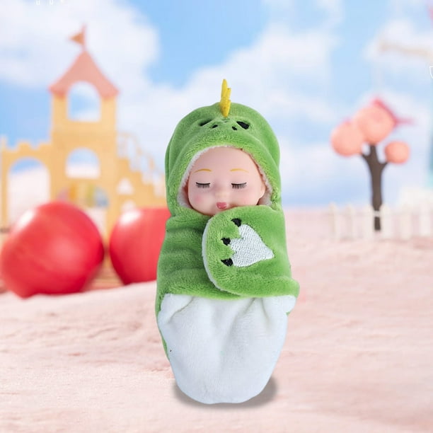 Juguetes para piscina, juguetes para bebés y niños pequeños, mini muñecas de 12,7 cm (5 pulgadas), muñecas infantiles con disfraces de animales para niños de 3 años en adelante, adorables bebés, regal
