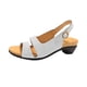 thumbnail image 1 of Amzcrzy Zapatos de mujer,Zapatos de mujer,Zapatillas de mujer, Sandalias de verano para mujer con tacón medio grueso y hebilla de metal y boca de pez Sandalias Mujer Zapatillas De Casa, 1 of 4