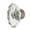 Brass, variant on Nostalgic Warehouse Ckb_Cha Chateau Vintage 1-1/8" Fluted Crystal Cabinet Knob - Grey