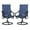 Blue, variant on Sophia & William Patio Dining Chairs Outdoor Swivel Textilene Chairs Set of 2 with Black Steel Frame