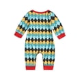 thumbnail image 2 of Christmas Parent-child Long Sleeve Printing Nightwear Set/ Romper, 2 of 9