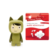 tonies Green/Light Creative Audio Toy Figurine - Record and Upload up to 90 Minutes of Your Own Stories and Songs, Age Group 3+