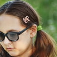 thumbnail image 4 of 4pcs Hollow Hair Claw Alloy Rhinestone Mini Hair Claw Hair Clamps for Girls Lady, 4 of 4
