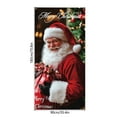 thumbnail image 3 of Kumdkd Christmas Door Cover Curtain Banners Santa Claus Outdoor Hanging Fabric Holiday Decorations for Home Party Gifts, 3 of 6