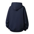 thumbnail image 4 of Rggeeun Mens Hoodies Pullover Men's Casual Hooded Sweatshirt Long Sleeve Pullover Comfortable Streetwear Solid Color Hoodies Fall Winter Comfort, 4 of 4