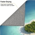 thumbnail image 6 of Naloa Paradise Island Dish Drying Mat for Kitchen Counter, Heat Resistant Drainer Mats, Absorbent Draining Mat,Dish Rack Pad,16"x18", 6 of 8