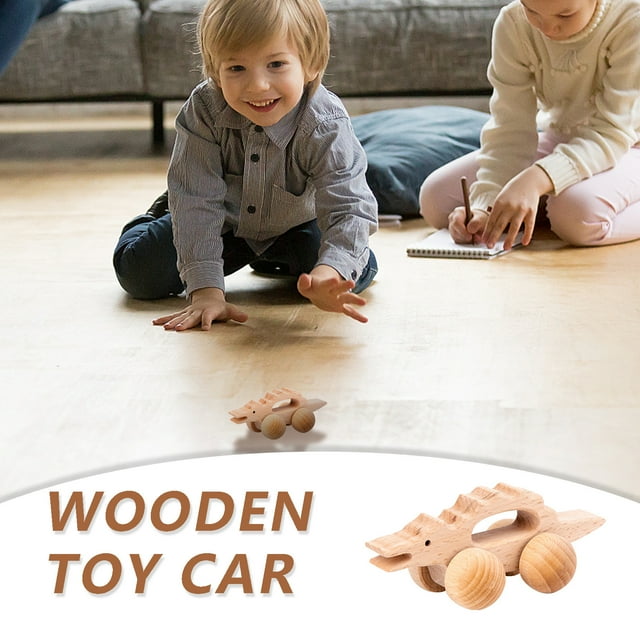 Meitianfacai Let's Make Wooden Car Toys Wood Rattle Toy Cars Wood Eco Toy Car
