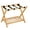 Nature, variant on Smuxee Bamboo Luggage Rack Fully Assembled Suitcase Stand, Guest Room, Espresso
