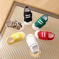thumbnail image 2 of Zapatos informales para niños Canva suela suave Low Top primavera otoño parches mágicos zapatos blancos niños niñas caminar, 2 of 5