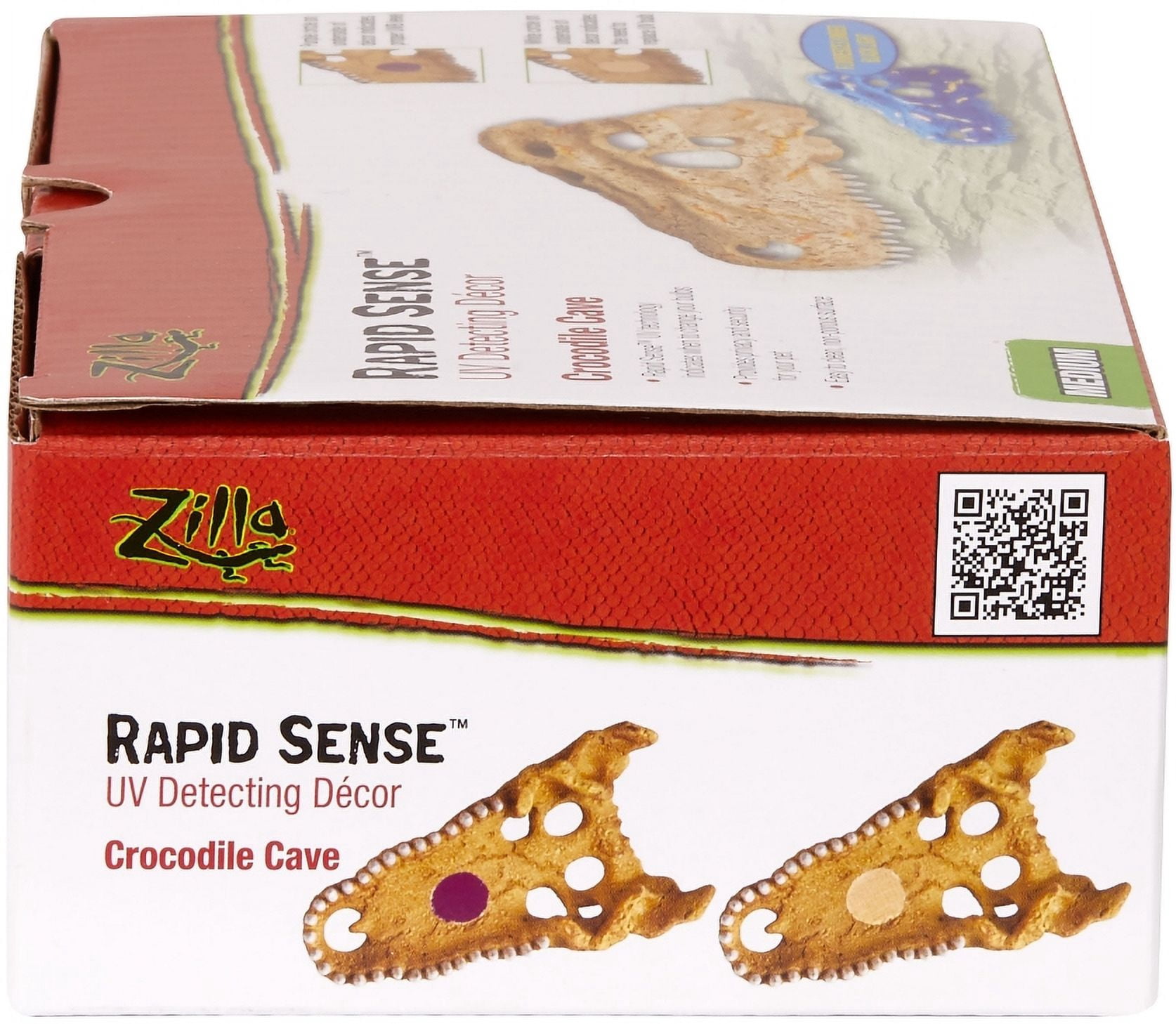 Zilla Rapid Sense Decor Crocodile Skull [Reptile Thermometers, New Reptile Supplies, Zilla, Reptile Supplies] Medium - 1 count