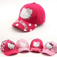 thumbnail image 2 of Sanrio-gorro de lana de cordero para niños, gorro de béisbol con visera de Hello Kitty, Kuromi Kawaii, My Melody, Cinnamoroll, 2 of 4