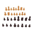 thumbnail image 1 of Replacement Chess Pieces, Chessmen Pieces Dual Color Fall Resistant Universal Sturdy Convenient  For Party Black+White,Wood,Blue, 1 of 8