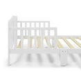 thumbnail image 6 of Olive & Opie Birdie Contemporary Wood Toddler Bed in White Finish, 6 of 6