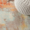 thumbnail image 4 of JONATHAN Y CONTEMPORARY POP 2 x 8 Runner Rug, Modern Abstract Vintage - Cream/Orange, CTP104B-28, 4 of 10