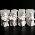 thumbnail image 6 of CIYISON Angel Figurine Silicone Molds for Candle Soap Making Multipurpose Winged Girl Silicones Candle Mould for Epoxy Resin, 6 of 12