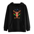 thumbnail image 4 of Sudadera estampada con capucha retro de manga larga suelta de Navidad para mujer con mangas caídas en los hombros Pompotops gfhjh12841, 4 of 8