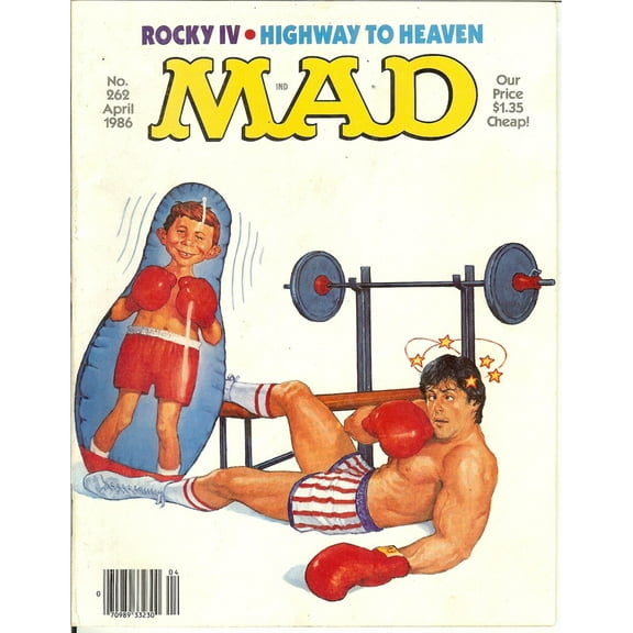 MAD Magazine Vintage Collectible #262 APRIL 1986