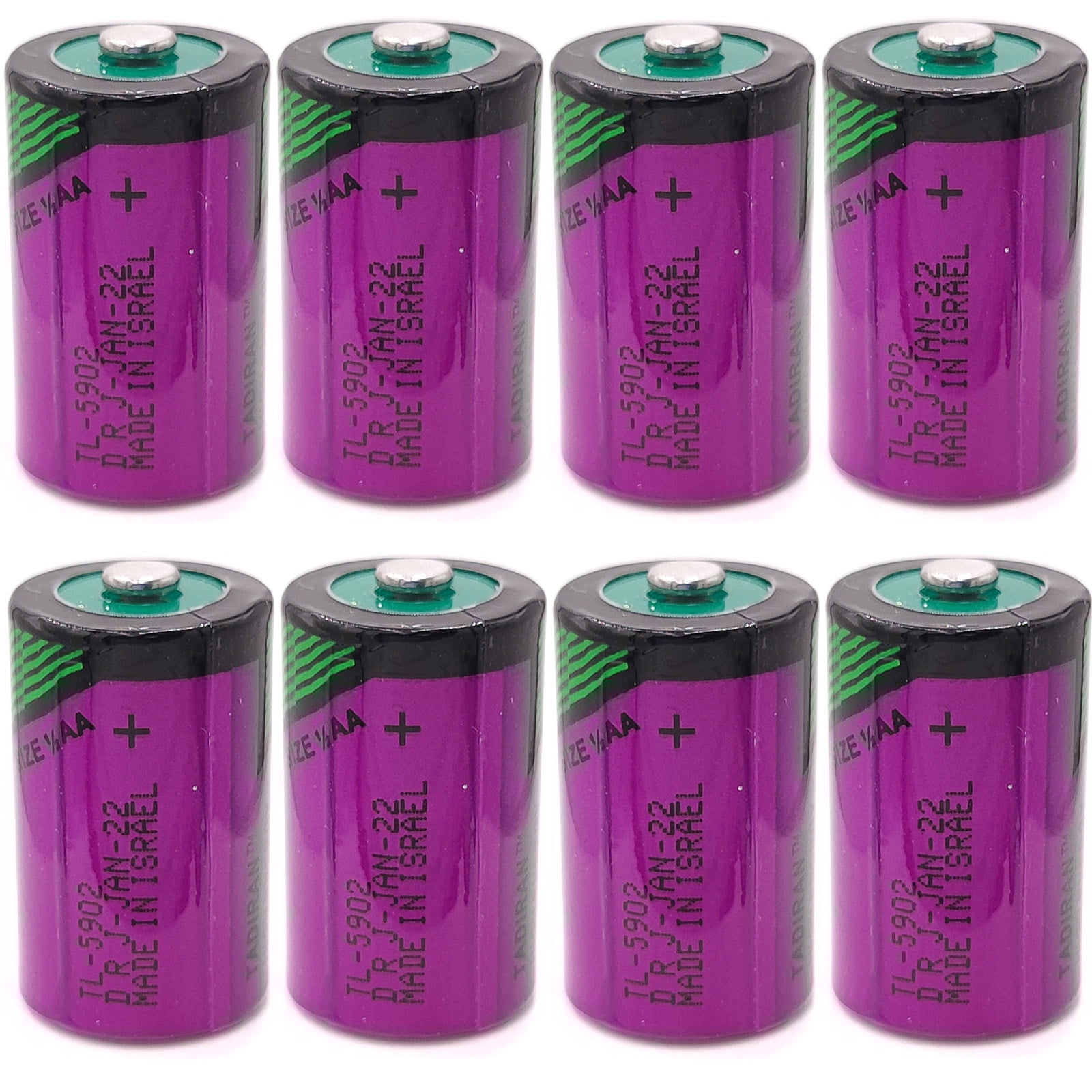 8Pack HiCapacity Batteries for TADIRAN TL5902 3.6V 1/2 AA ER14250