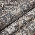 thumbnail image 5 of Hasoo Washable Rug 10' x 13' Rugs for Living Room Vintage Floral Farmhouse Indoor Non Slip Large Carpet for Bedroom, Red, 5 of 6