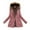 Dark Pink, variant on Clearance 2024!Plus Size Winter Coats for Women Warm Thickened Overcoat Warm Trendy Winter Fleece Fashion Lined Hooded Snow Coat Jacket Outwear Winter Coat