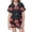 00-Black122, variant on Byoo Toddler Girls' Spooky Halloween Sleepwear Set Lapel Short Sleeve Skull Pumpkin Printed Nightwear Set Daily Rest Homewear Set,Purple