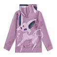 thumbnail image 4 of Espeon Hoodie with Pocket Cartoon Anime for Boys Girls Teens Gift, 4 of 6