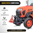 thumbnail image 6 of Nilight 3 Point 2" Trailer Hitch Receiver Category 1 Heavy Duty Tractor Drawbar Adapter Compatible with Kubota Bx John Deere Nortrac Kioti Yanmar Cat Orange, 6 of 8