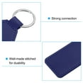 thumbnail image 4 of 4.3" PU Sublimation Keychain Blanks, Leather Key Fob with Rings for DIY Craft Car Key, Navy Blue, 6 Pack, 4 of 6