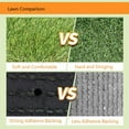 thumbnail image 5 of Home Cal Artificial Grass Outdoor Rug - Faux Fake Grass Decor Mat Rug Carpet Turf Neat Edge for Home Pet Lawn and Landscape Outdoor or Indoor,Autumn grass, 24mm high, 40"*28", 5 of 6