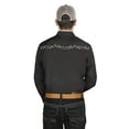 thumbnail image 2 of El General Embroidery Western Shirt Black/Gold 44200, 2 of 2