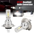 thumbnail image 3 of 2 uds H7 80W luces antiniebla LED de alta potencia bombilla de faro delantero de coche 6000K luz blanca Kuyhfg Sin marca, 3 of 5
