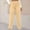 Khaki, variant on QUINDOS Womens Comfy Pants Straight Leg High Waisted Long Athletic Sweatpants Loose Pants with Pockets