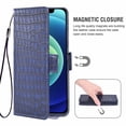 thumbnail image 4 of Case iphone 12 [Premium Pu Leather] [Card Compartment] [Magnetic Closure] Rfid Protective Case, Flip-Up Case, Case Cover Case Compatible with Iphone 12 / 12pro Blue, 4 of 7