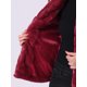thumbnail image 5 of INSPIRE CHIC Chaleco de piel sintética elegante sin mangas con cremallera para mujeres, chaqueta de piel para uso casual, S rojo, 5 of 6