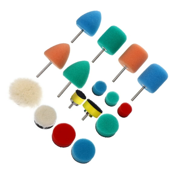 16pcs Polishing Pads Sponge Buffing Wheels Kit for Car Polishing