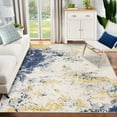 thumbnail image 3 of Yesfashion Carpets Area Rugs Washable Abstract Modern Area Rug,5*7 Foldable Soft Rugs, 3 of 6