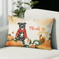 thumbnail image 2 of Happy Thanksgiving Pitbull with Turkey Pumpkins Autumn Vibes Pillowcase Double Sided Terrier Dog Lover Pillow Case Covers - 12018, 2 of 3