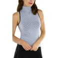thumbnail image 6 of ToBeInStyle Women's Sleeveless Mock-Neck Turtleneck Stretch Top, 6 of 7