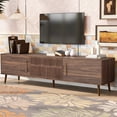 thumbnail image 2 of TV Stand with 2 Drawers | Fits 80'' TVs in Living Spaces | MDF and Solid Wood for Long - lasting Use | Reduces Cable Mess, 2 of 6