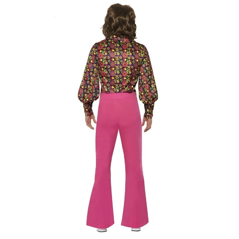 1960s Cnd Slack Suit Costume Adult Pink Black 1960s Cnd Slack Suit Costume Adult Pink Black