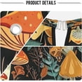 thumbnail image 2 of Dreamtimes Mushroom Leaves Salon Cape, Hair Cutting Cape with Snaps, Professional Large Barber Stylist Hairdresser Cape, Waterproof Machine Washable, 65" x 55”, 2 of 7