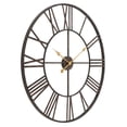 thumbnail image 4 of Aspire Home Accents 30" Quartz Analog Battery Powered Iron Round Wall Clock, Open Design, 4 of 5