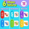 thumbnail image 4 of Sensory Marble Fidget ZaxiDeel, relleno de gel, 12 unidades para niños, 4 of 7