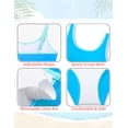 thumbnail image 4 of Conjunto de Traje de Baño Minggo para Niñas Adolescentes con Bikini de Cintura Alta 8-15 Años, 4 of 6
