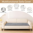 thumbnail image 3 of Couch Covers for Dogs Washable, Non Slip Plush Dog Sofa Protectors, Fuzzy Pet Couch Covers for 3 Cushion Sofa Pet Friendly, 3 of 8