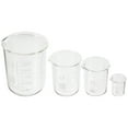 thumbnail image 4 of LEEYNEER 4pcs Glass Beaker Set Chemistry Beaker Measuring Cup Laboratory Glassware, 4 of 6